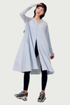 Women's long sun protection outdoor sunblock jacket., cool and skin-friendly, original yarn UV protection, lightweight and breathable