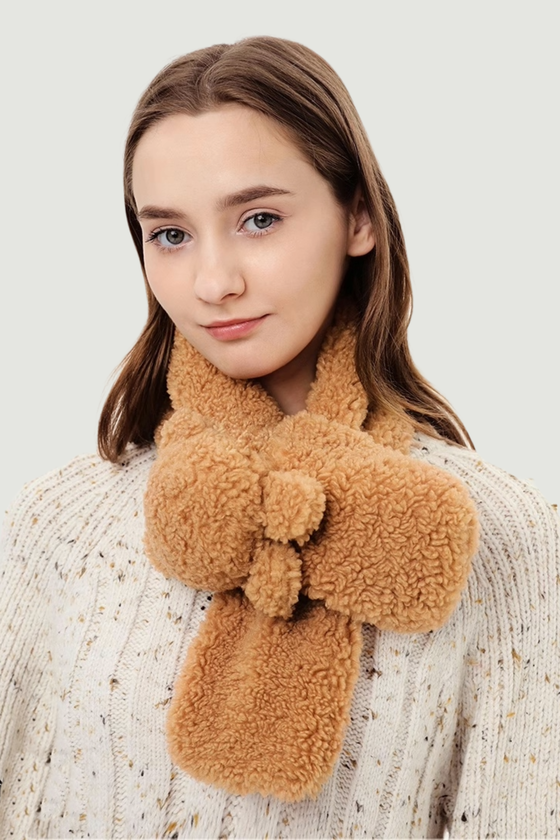 Plush Warm Cartoon Scarf